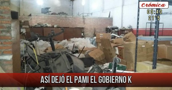 Placas Rojas - Así dejó el Pami el gobierno K