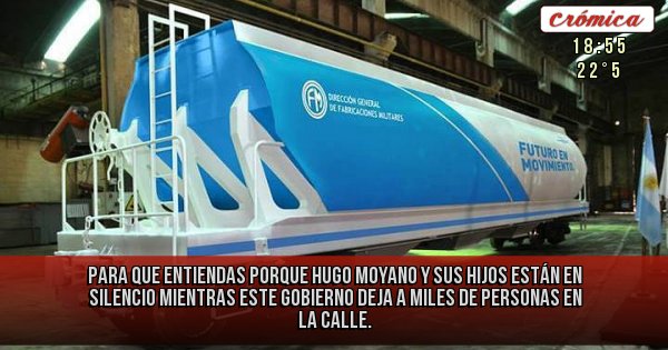 Placas Rojas - PARA QUE ENTIENDAS PORQUE HUGO MOYANO Y SUS HIJOS ESTÁN EN SILENCIO MIENTRAS ESTE GOBIERNO DEJA A MILES DE PERSONAS EN LA CALLE.