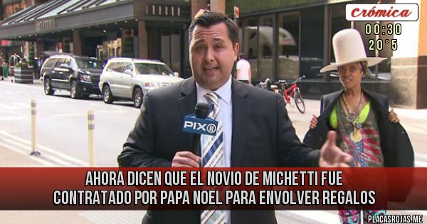 Placas Rojas - AHORA DICEN QUE EL NOVIO DE MICHETTI FUE CONTRATADO POR PAPA NOEL PARA ENVOLVER REGALOS Placas Rojas - AHORA DICEN QUE EL NOVIO DE MICHETTI FUE CONTRATADO POR PAPA NOEL PARA ENVOLVER REGALOS