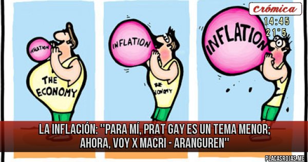 Placas Rojas - LA INFLACIÓN: ''Para mí, Prat Gay es un tema menor; ahora, voy x Macri - Aranguren''