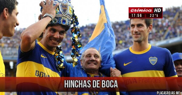 Placas Rojas - HINCHAS DE BOCA