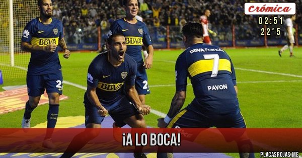 Placas Rojas - ¡A LO BOCA!
