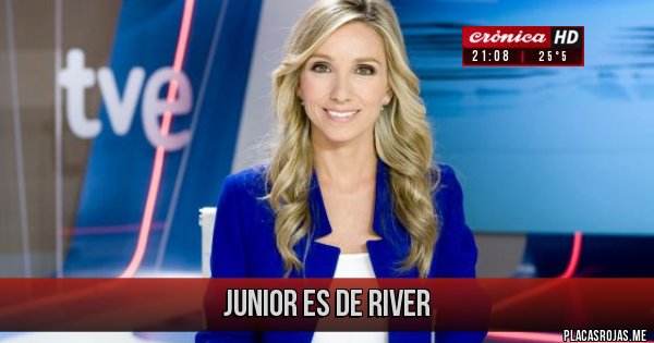 Placas Rojas - Junior es de river 