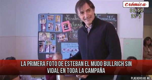 Placas Rojas - La primera foto de Esteban El Mudo Bullrich sin Vidal en toda la campaña