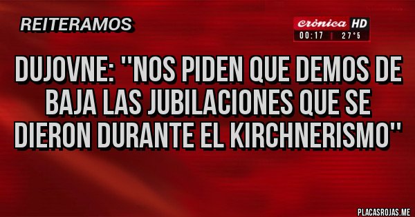 Placas Rojas - Dujovne: ''Nos piden que demos de baja las jubilaciones que se dieron durante el kirchnerismo''