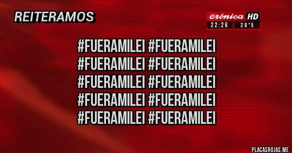 Placas Rojas - #fueramilei #fueramilei
#fueramilei #fueramilei
#fueramilei #fueramilei
#fueramilei #fueramilei
#fueramilei #fueramilei