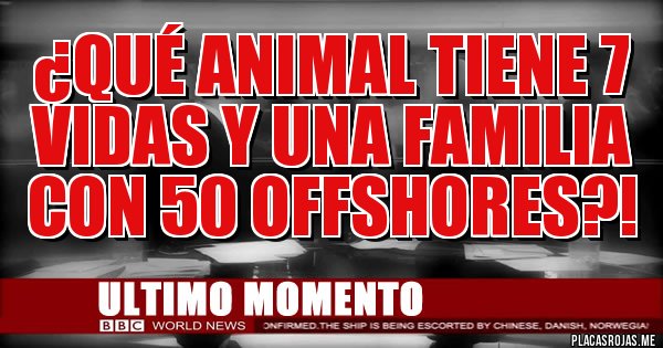 Placas Rojas - ¿Qué animal tiene 7 vidas y una familia con 50 OFFSHORES?!