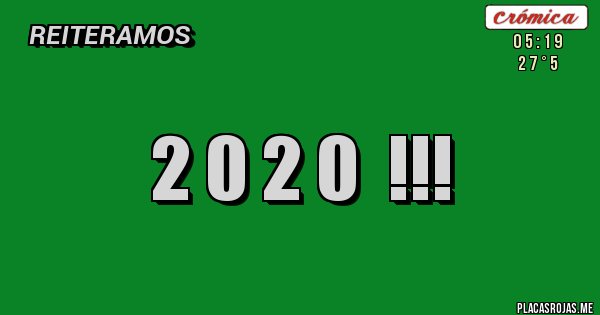 Placas Rojas -  2 0 2 0  !!!