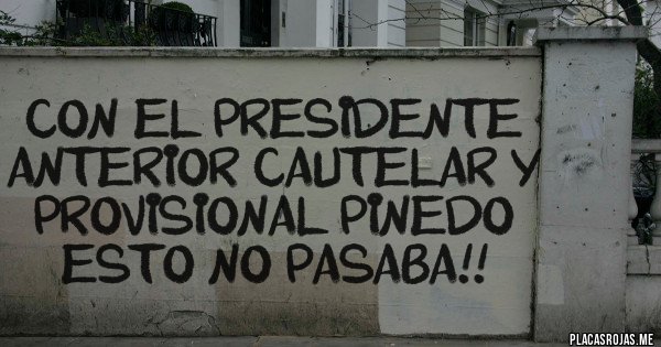 Placas Rojas - Con el presidente anterior cautelar y provisional pinedo esto no pasaba!!