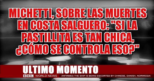 Placas Rojas - Michetti, sobre las muertes en Costa Salguero: ''Si la pastillita es tan chica, ¿cómo se controla eso?'' 